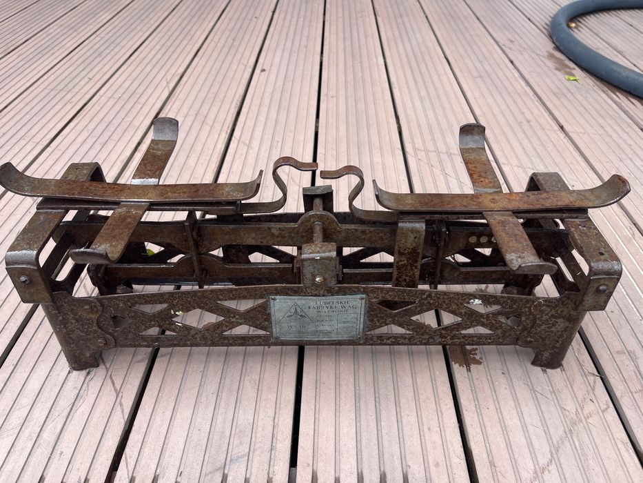 Waga szalkowa stara Lubelskie fabryki wagi