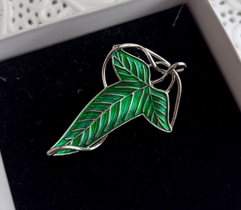 Broszka liść z Lorien LOTR