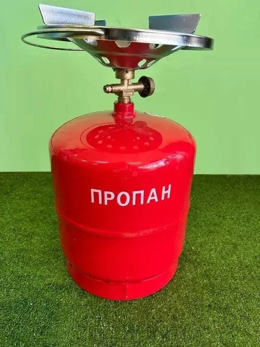 Газовый баллон 8л + горелка/ газовий балон /примус/ горелка газовая ...