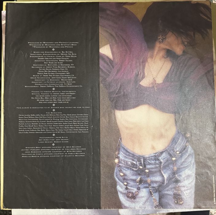Madona - Like a prayer vinil 1989