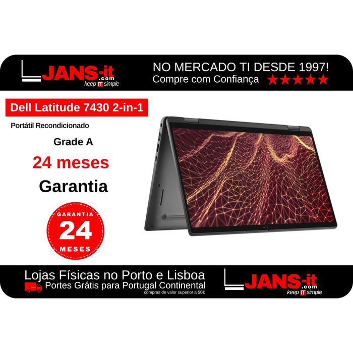 Dell Latitude 7430 2-in-1 | i7-1265U | 16GB | SSD 512GB | 14″ FullHD | Touchscreen