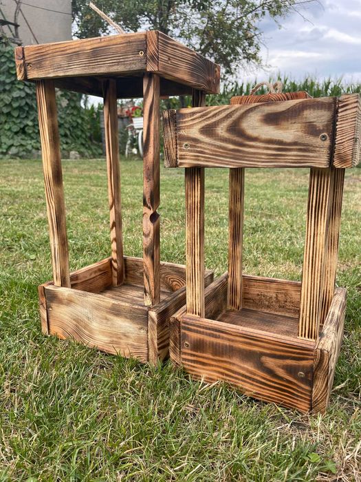 latarnia ogrodowa wysoka, lampion ogrodowy