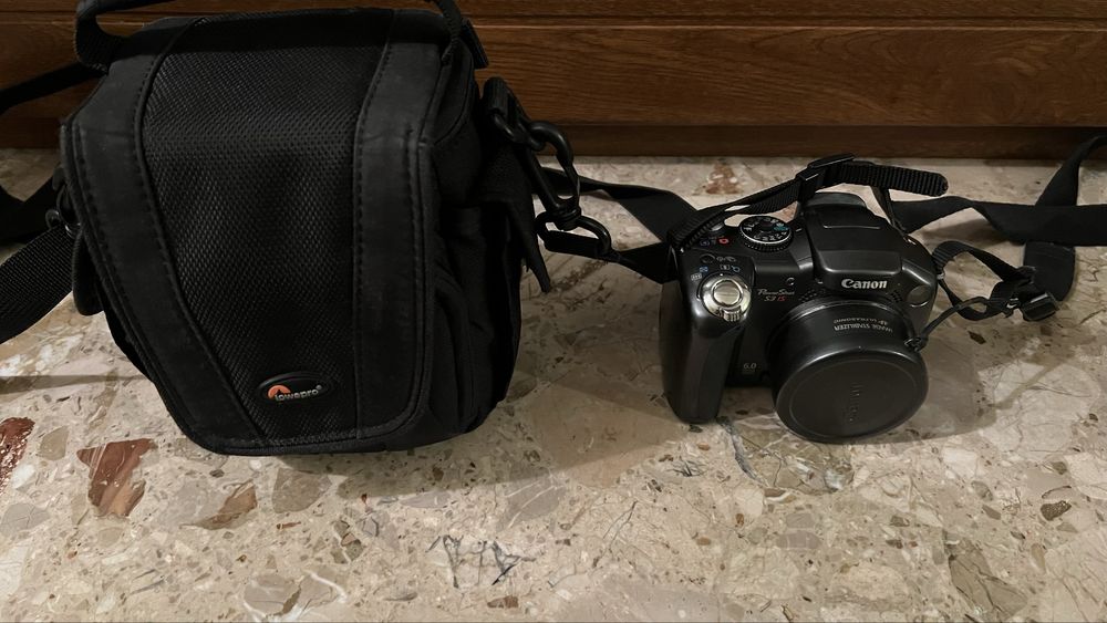 Canon Power shot S3 IS + torba lowepro