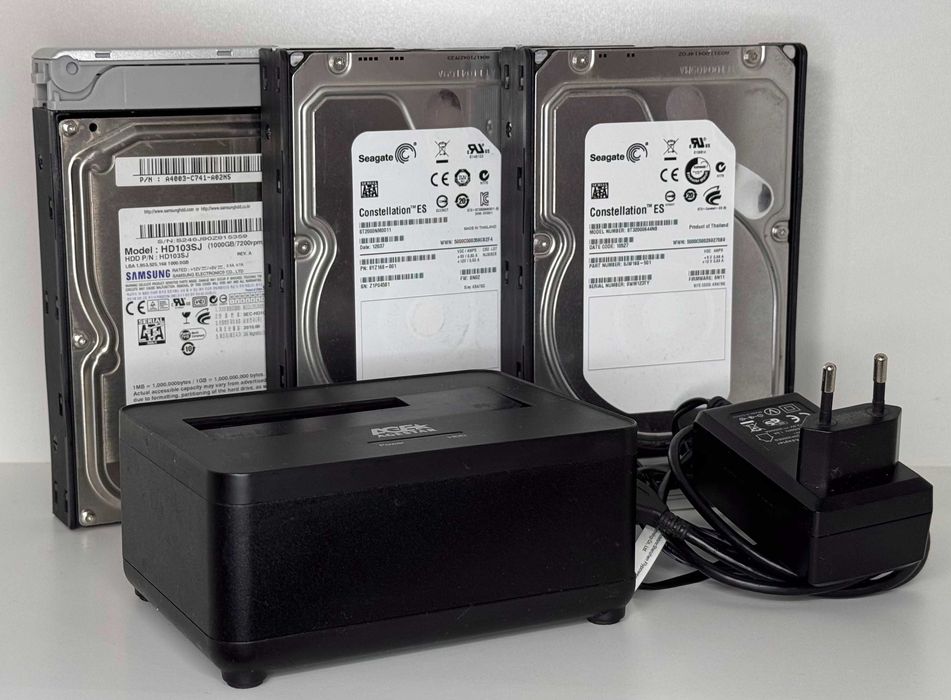 HDD 1TB Samsung, 2x2TB Seagate + Док-станция AgeStar Одним лотом