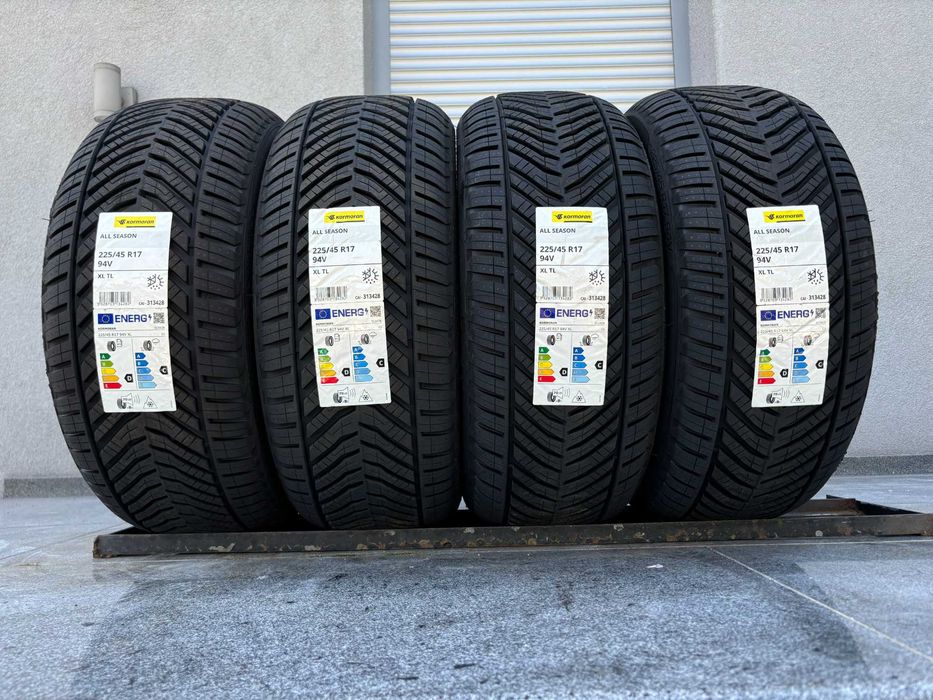 4szt całoroczne 225/45R17 Kormoran AllSeason 94V XL D,C,70db 2025 rok!