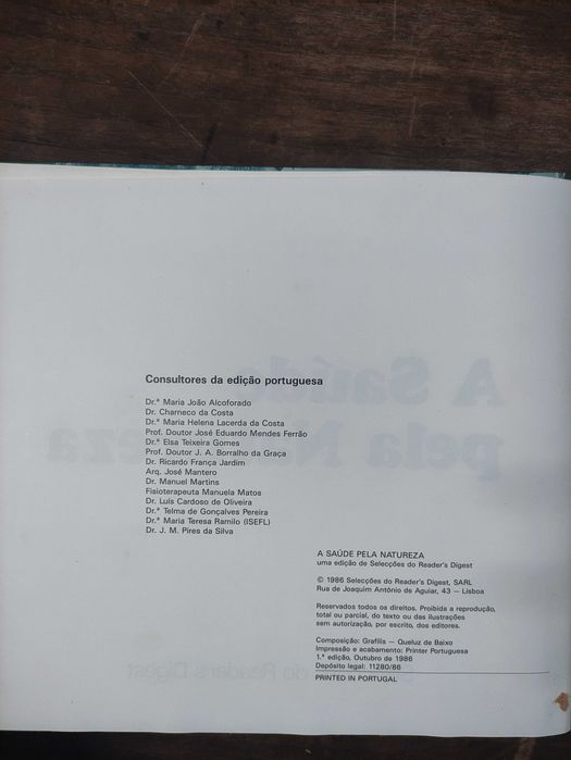 Livro "A Saúde pela Natureza"