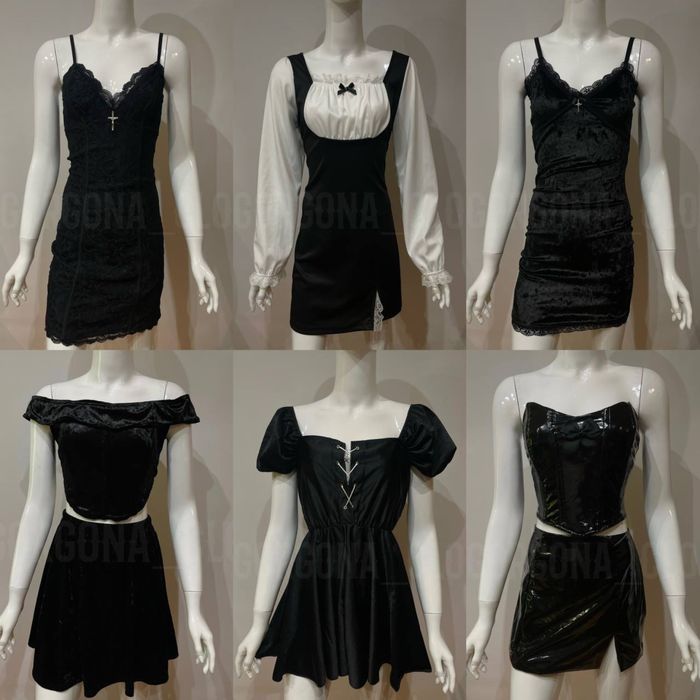 Готична сукня корсетна