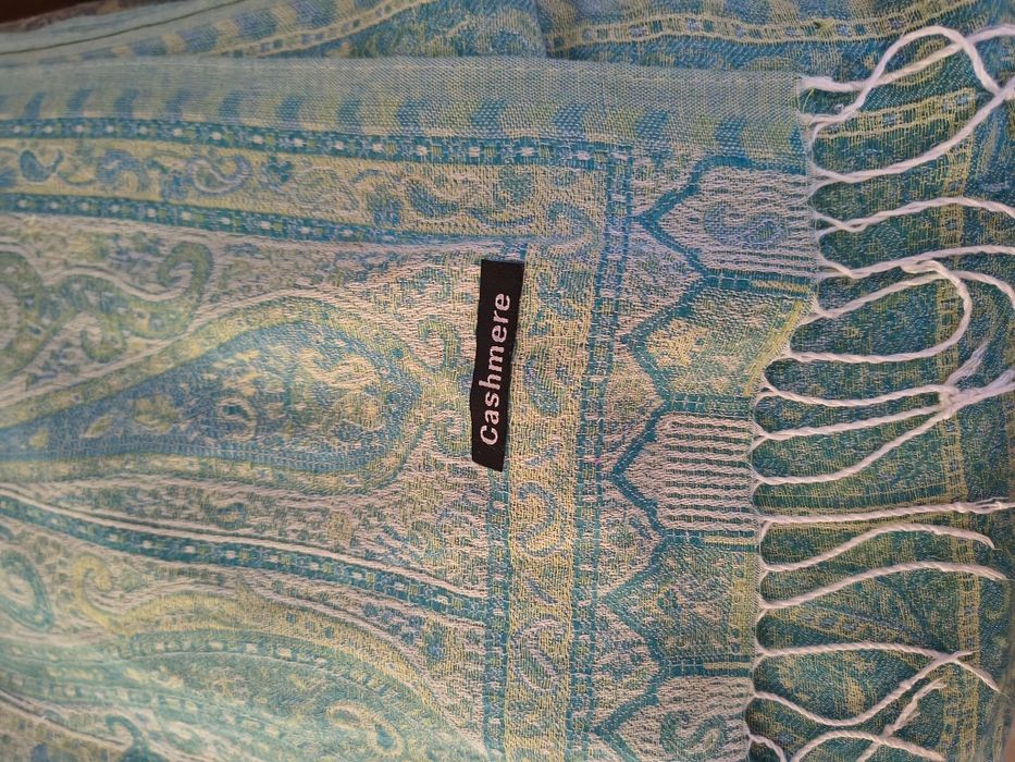 Szaliki pashmina wełna, jedwab