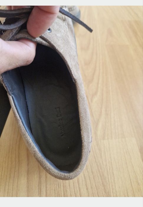 Нові замшеві чоловічі топсайдери Massimo Dutti 43р-28,5см