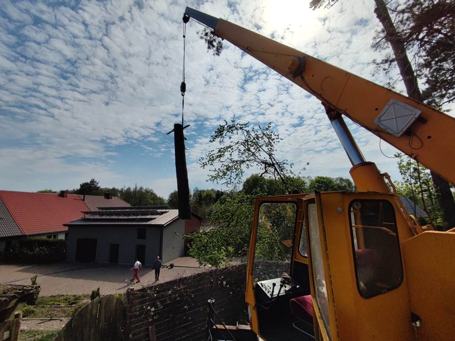 Usługi dźwigowe 25 ton dźwig żuraw Wałcz