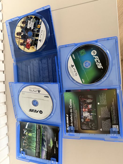 Gry PS5 Playstation 5 FC26 GTAV