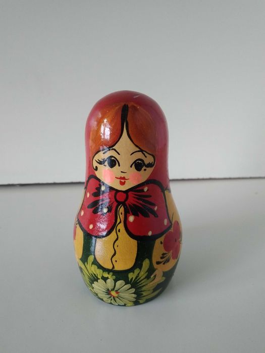 Матрьошка ручний розпис дерев'яні часів СРСР ретро vintage