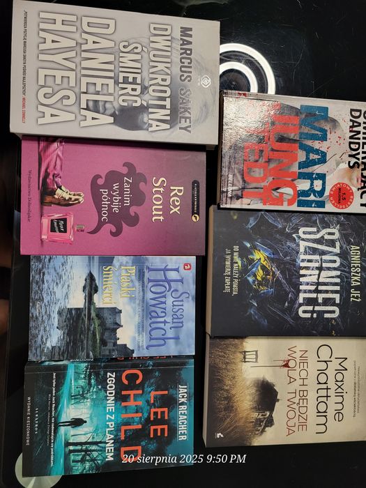 Książki kryminalne cena za zestaw