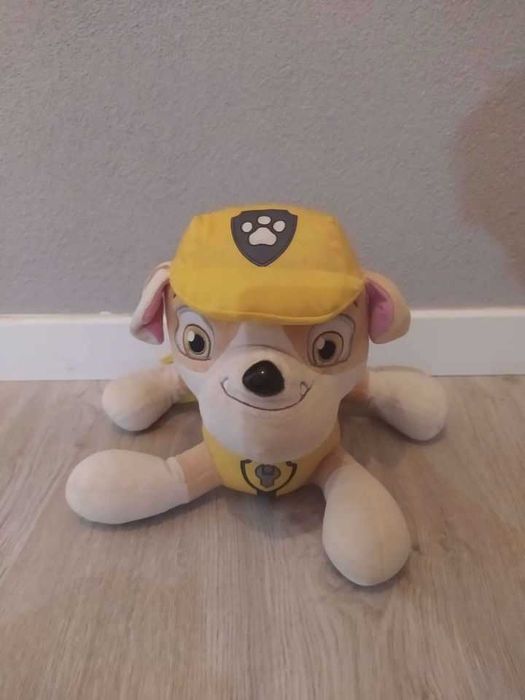 Peluche Rubble - Patrulha Pata mochila