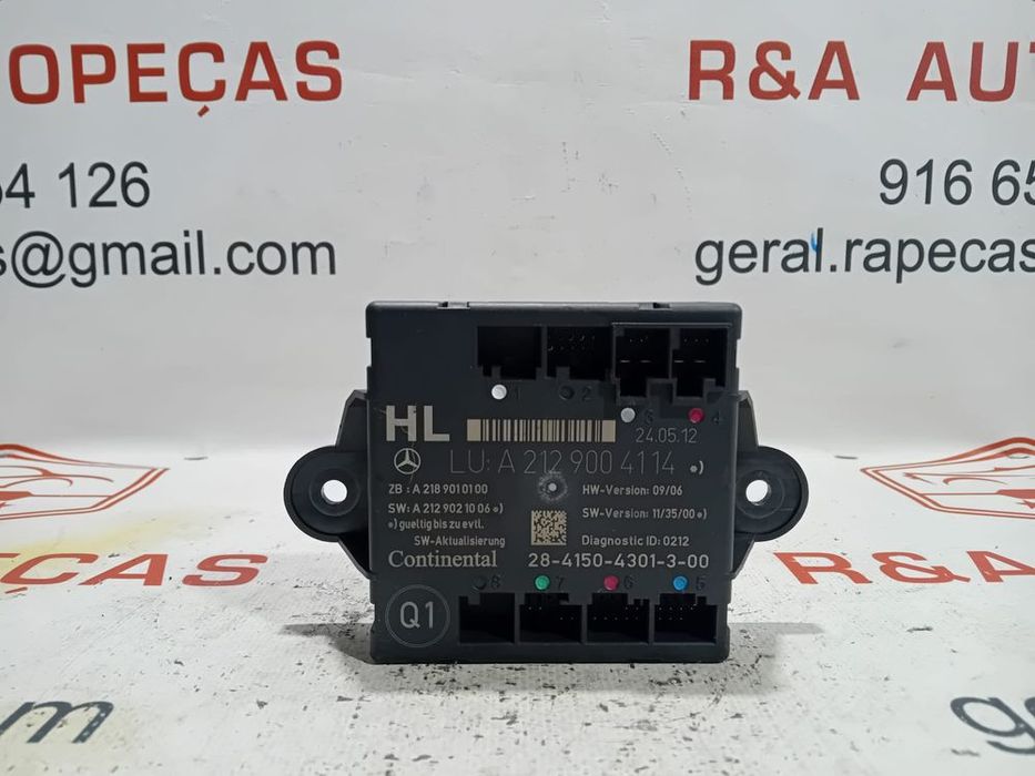 Centralina Módulo Eletrónico Mercedes Class E W212 A2129004114