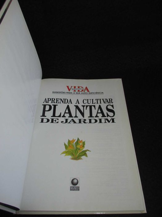 Livro Aprenda a Cultivar Plantas de Jardim Vida Biblioteca