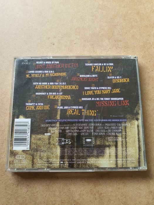 Judgment Night soundtrack CD