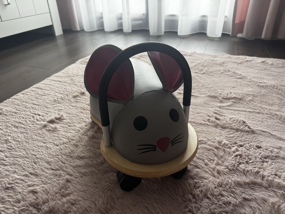 Zabawka jeździk mysz Wheely Bug, stan bdb