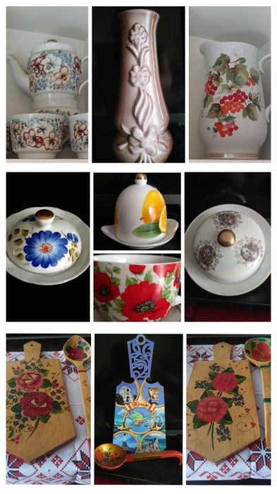 Посуда СССР разная. Хрусталь