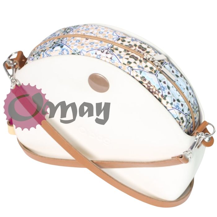 Beżowy organizer do OBAG MOON LIGHT kafelki biszkopt 2 kieszenie OMAY