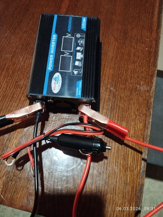 Инвертор от АКБ для быта