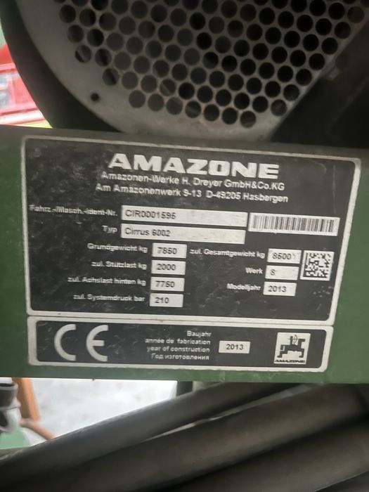 Amazone Cirrus 6002