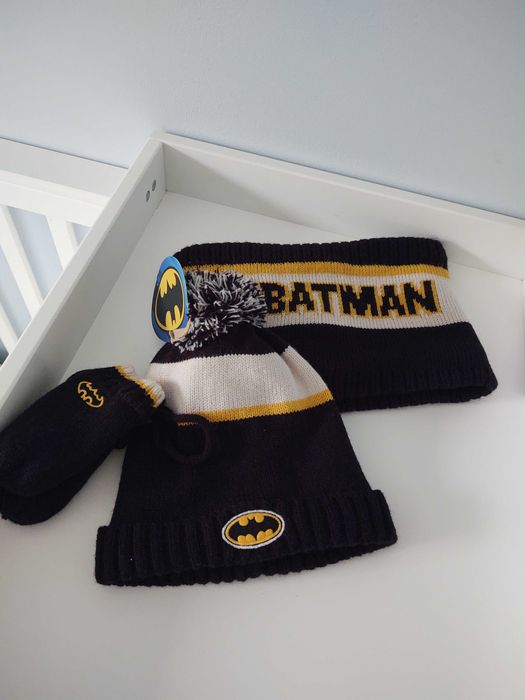 Komplet czapka, komin, rękawiczki