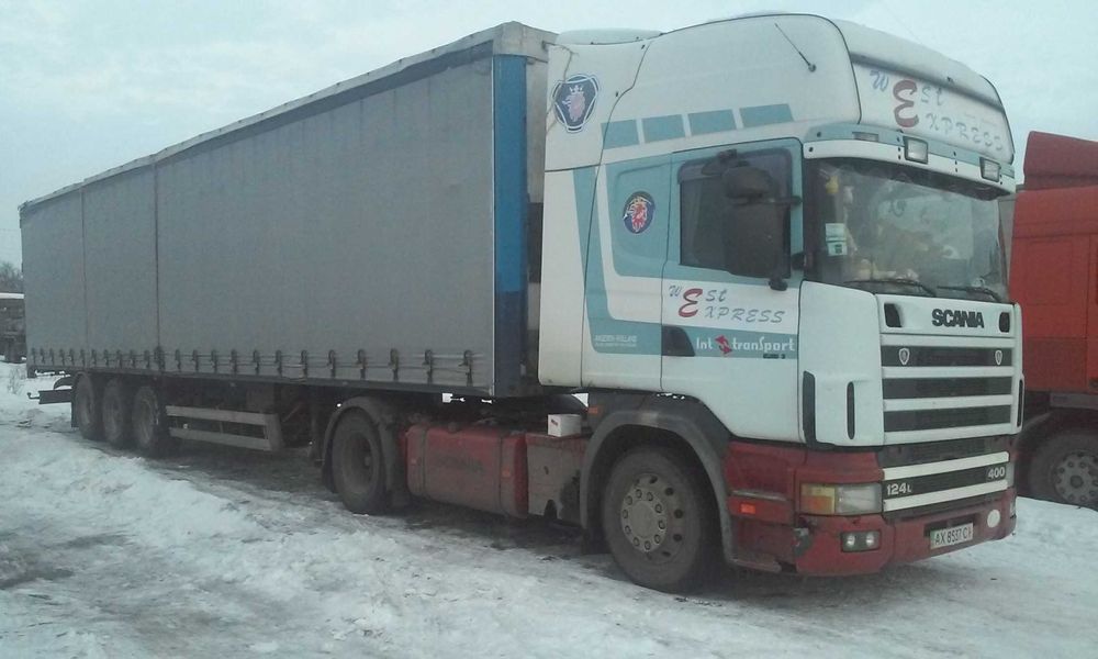 Scania 124 з напівпричепом