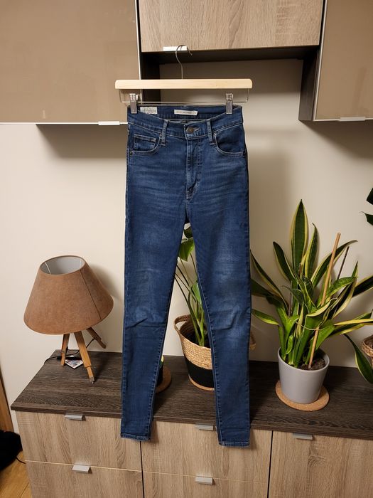 Jeansy Levis Mile High Super Skinny rozm. 26 (S)