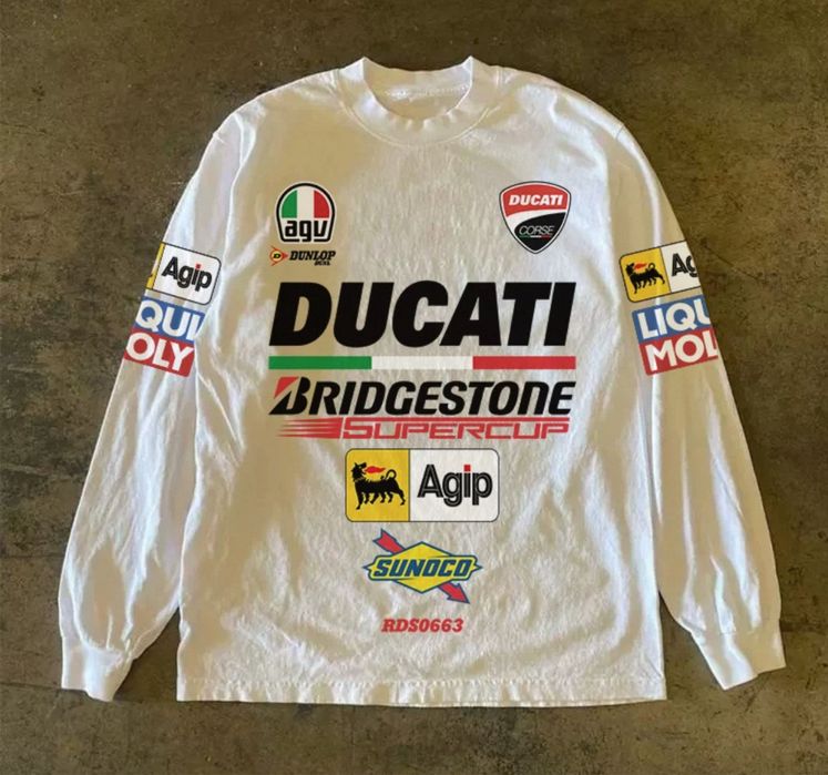 Camisa Ducati manga comprida