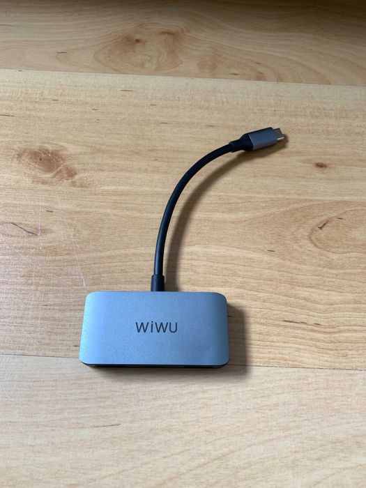 Адаптер хаб WIWU Alpha 3 в 1 C2H USB-C to 1xHDMI, 1xType-C, 1xUSB3.O