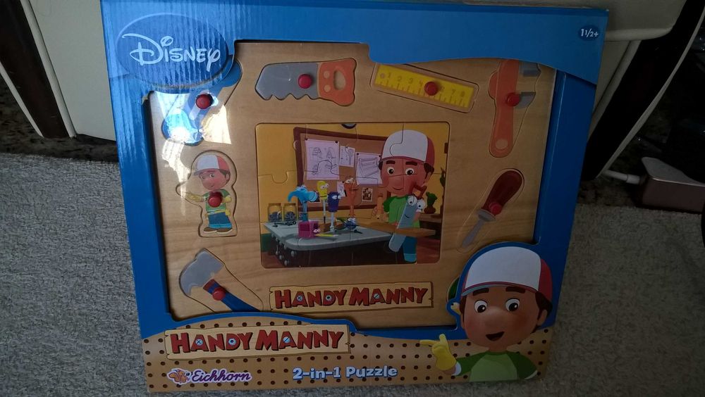 Brinquedos Madeira Educativos Puzzles Manny Animais Zoo Blocos Disney