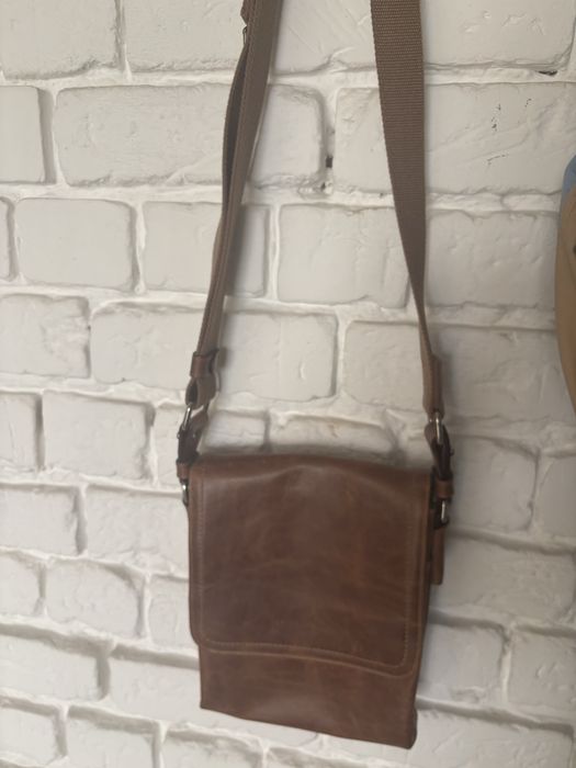 Сумка чоловіча шкіряна