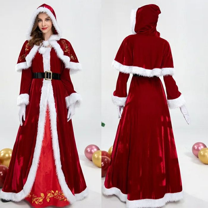 Fato e Máscara Pai e Mãe Natal