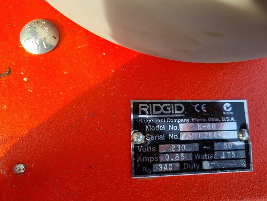 Przepychacz,przepycharka,spirala do rur Ridgid/Kollmann K-40