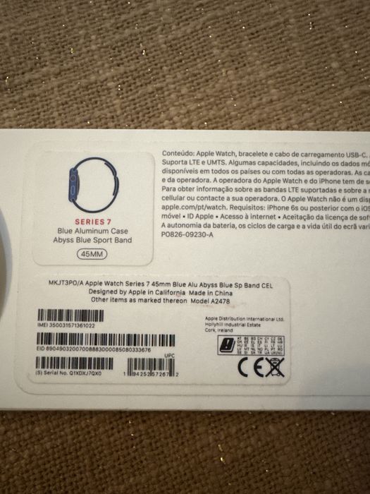 Apple Watch series 7 45mm Blue