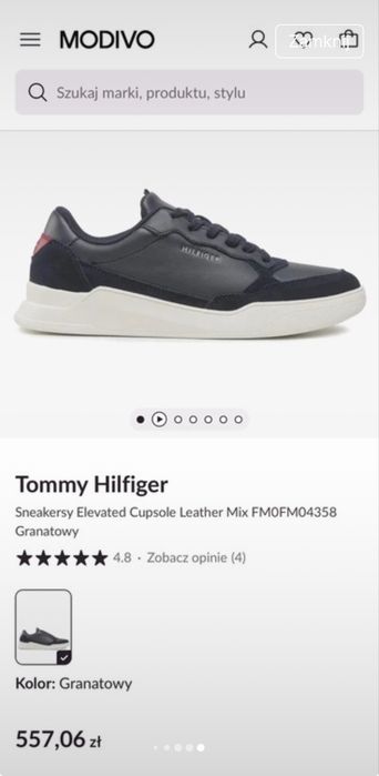 Trampki sneakersy Tommy Hilfiger 41 skóra