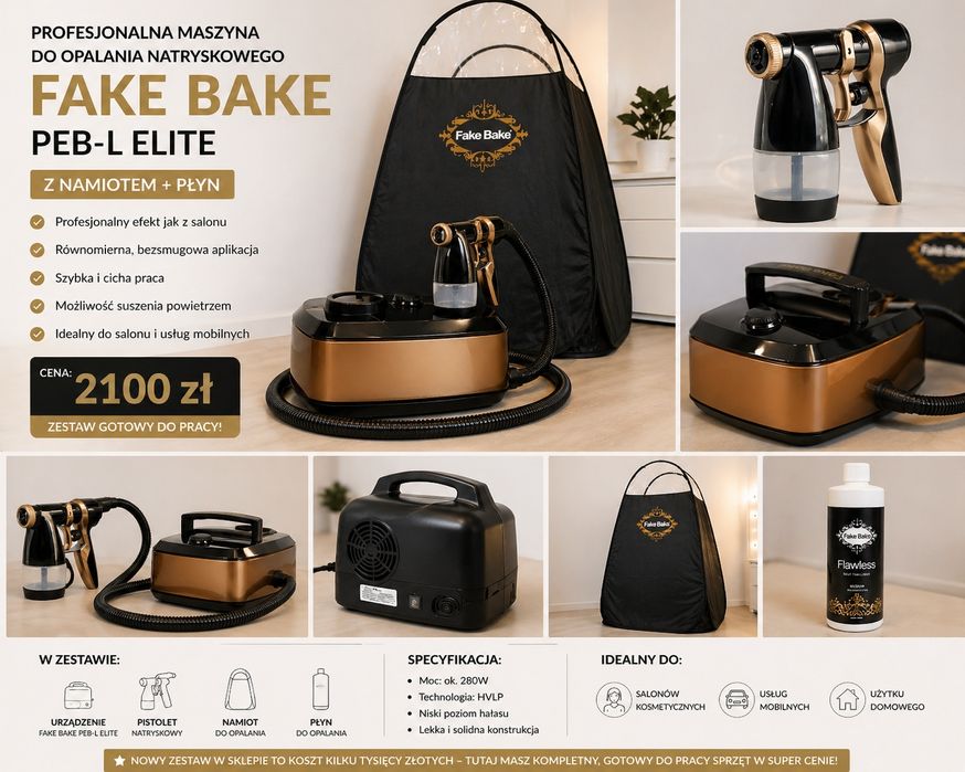 FAKE BAKE profesjoana maszyna do opalania natryskowego