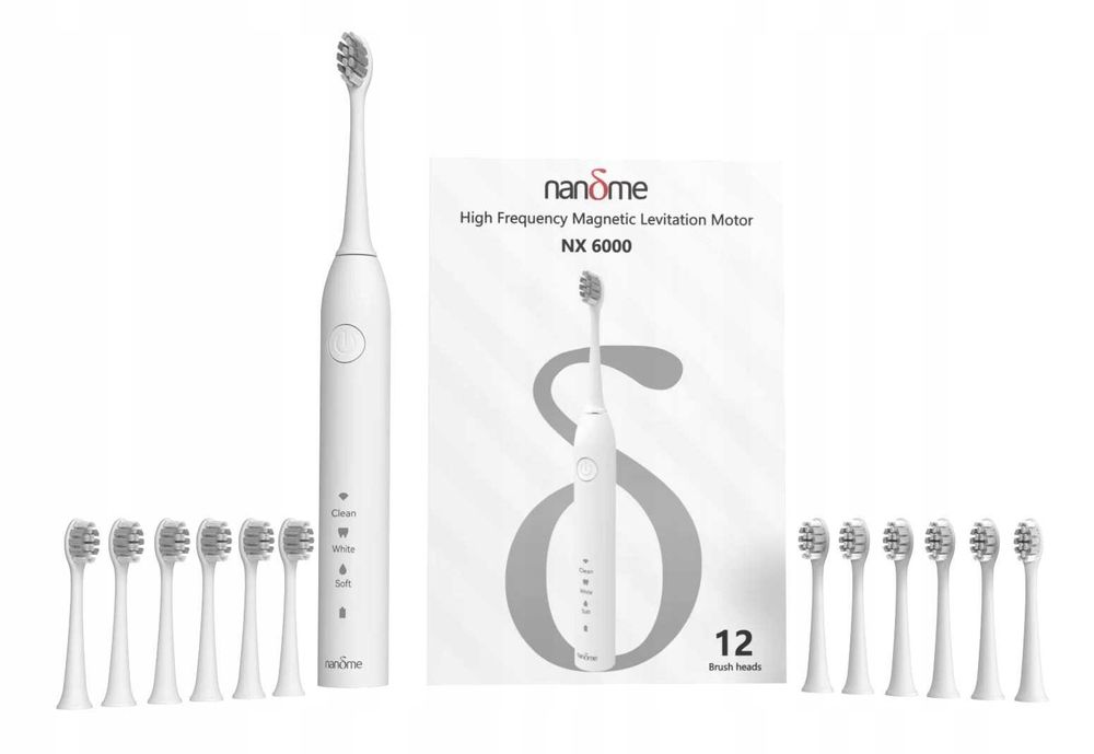 Szczoteczka soniczna NANDME N6000W12 Biały