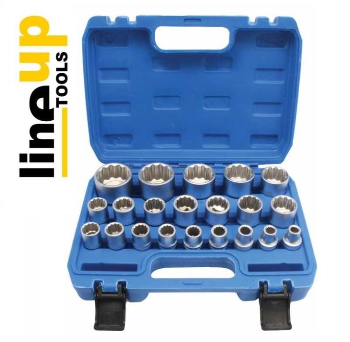 Chaves de Caixa XZN /12 FACES 1/2 8mm/36mm 21Pcs (C/IVA)