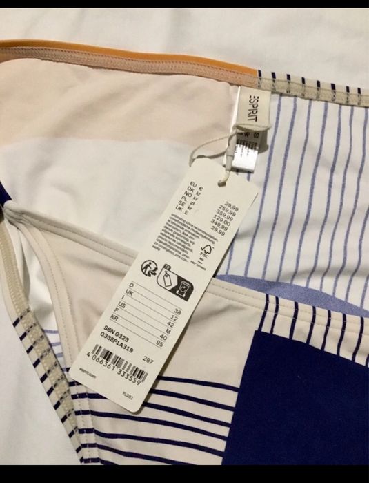 Cueca de bikini Esprit (uma peça) Tam. M