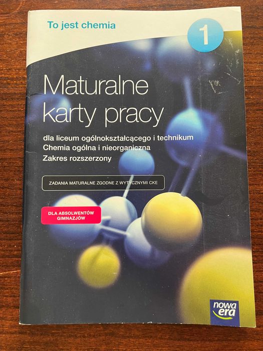 To jest chemia  Maturalne karty pracy
