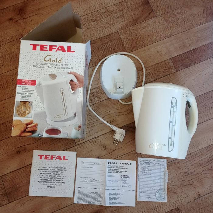 Чайник электрический Тефаль Tefal Gold 2.2кВт, 1.7л. с новым теном