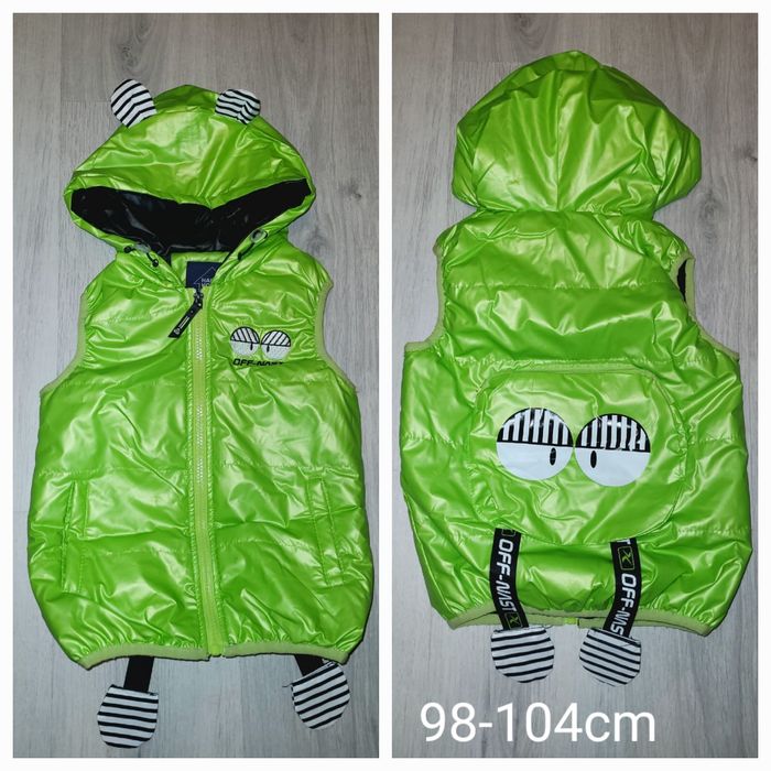 Bezrękawniki dziecięce 92cm i 98