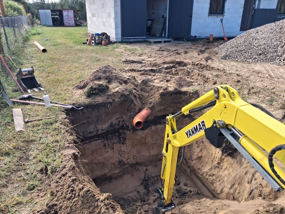 Wynajem minikoparka  Yanmar SV17