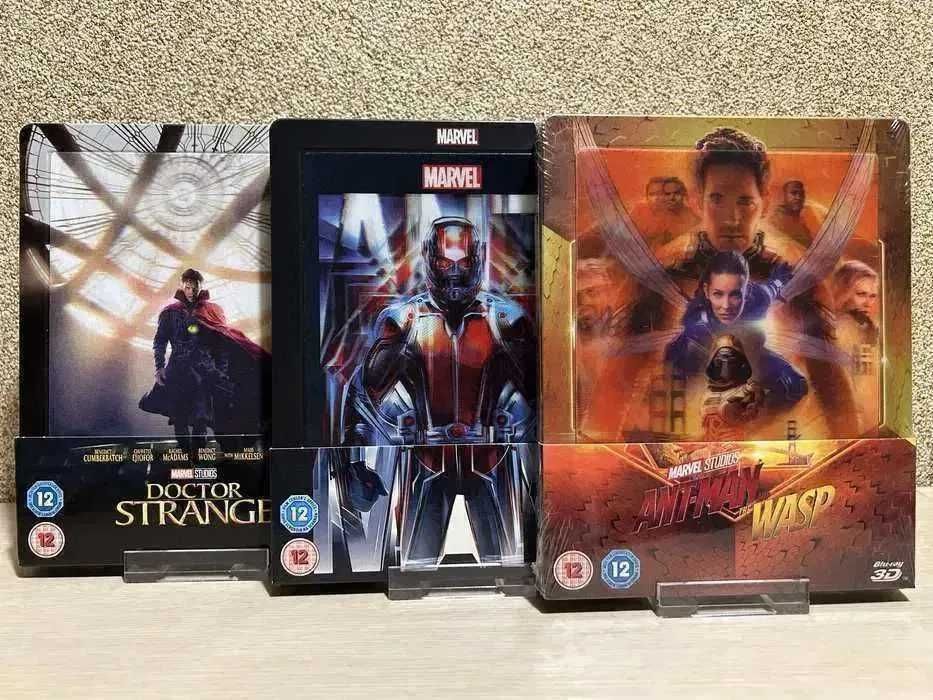 Steelbook Blu-ray Доктор Стрэндж/ Человек-муравей 1-3 /Люди Икс/Логан.