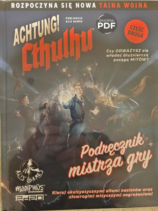 Achtung Cthulhu ZESTAW - NOWY/FOLIA/POLSKI/Dodadkowo wersja PDF gratis w środku