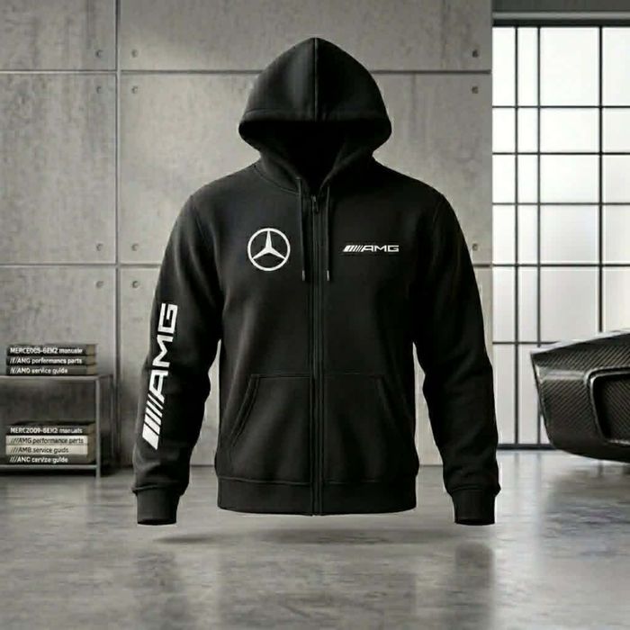Casacos Hoodies com Fecho - BMW / Audi / Mercedes (Novo - XS ao 5XL)
