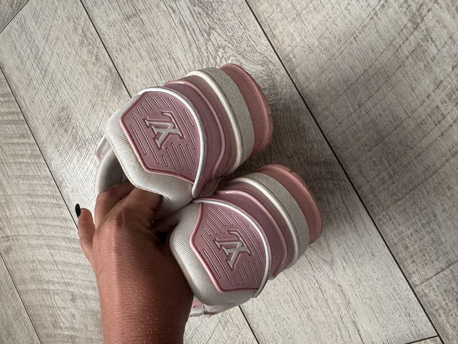 Louis Vuitton LV Trainer Sneakers White Pink, ( 36 р ) 23.5 см
