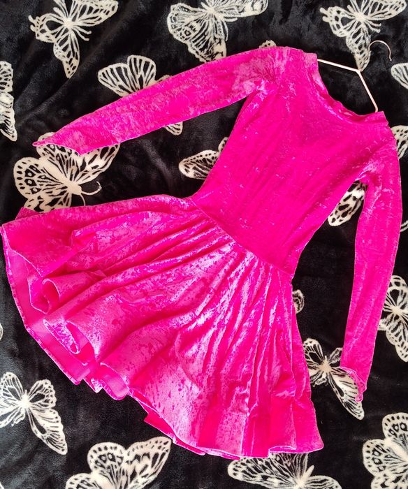 Сукня бейсик для бальних танців dance me, 36 р. ріст 134 - 140 бейсік